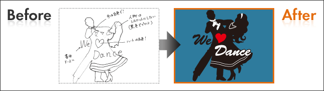 手書きで作るデザイン